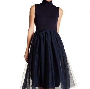 Hope and harlow navy dress sleeveless size 12 nwt